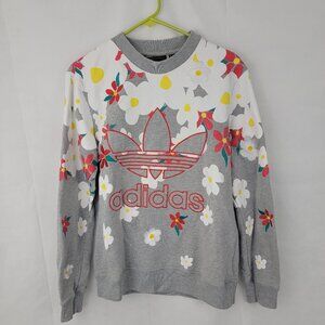 ADIDAS x PHARRELL WILLIAMS Adult SMALL Floral Daisy Sweatshirt Crewneck